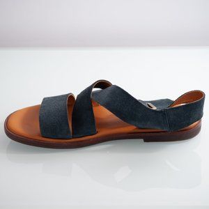 🎀✨🌹Kork-Ease Size 8M Navy Flat Sandal